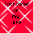 Red background with white diamond lattice pattern and black text reading "lacrosse is my life" in four identical quadrants.