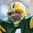 Pixelated image of a football player in green and yellow uniform with helmet, next to green with yellow text reading GOODBYE BRETT and WE WILL NEVER FORGET YOU