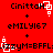 Red background with black text and white pixelated symbols arranged in a pattern, featuring repeated text and symbols in a static layout
