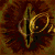 Animated sequence of golden script text over a brown patterned background with diamond-shaped overlays showing sequential changes in the visible letters.