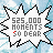 A repeating pattern of snowflake-shaped icons with text and color accents on a light blue cloud background.