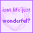 24 identical purple square displays the text "isnt life just wonderful?" with a faint heart outline and varying dotted lines above each