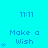 A cyan background displays 'Make a Wish' text with animated heart icons, showing sequential changes in heart count and position across observations.