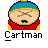 Pixel art buddy icon featuring a cartoon character with closed eyes and crossed arms, alongside text reading 'Instant Icons .com' on a gray background.