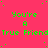 Green text on a bright pink background repeats 'You're A True Friend' in multiple with scattered green dots
