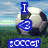 Four distinct sports-themed buddy icons arranged in a , each featuring a ball and text labels with 'I' and '3' symbols