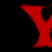 Red text on black background with visible pixelation and partial lettering, part of an animated contact sheet frame showing a phrase.