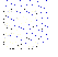 Pixelated animated icon set showing blue dots, document drafts with pen icons, envelope shapes in various states of opening, and a blue creature holding yellow objects.