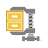 Pixelated icon shows a gray clamp holding a yellow rectangular object with two white horizontal slots.