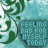 A static pattern of repeating teal and green floral motifs with pixelated text blocks reading "FEELING BAD FOR MYSELF TODAY" in a