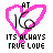 Pink heart outline with 'HT' and '16' text above, 'ITS ALWAYS TRUE LOVE' below; repeated in pattern
