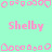 A static contact sheet of a 48x48 pixel animated icon showing repeated text and decorative elements on a light green background with gray transparency area.