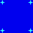 A static blue background with scattered light cyan plus signs of varying sizes distributed across the frame.