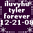 Pixelated text and symbols on a dark purple background with repeated white elements including names, dates, and asterisks.
