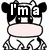 Pixelated cow icon with black-and-white patches, pink nose, and text overlays reading "I'm a COW" and "Baaaaa" across different frames.
