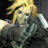 Pixelated static image of a person with light-colored hair and blue eyes, wearing dark clothing against a gradient background.
