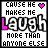 A contact sheet of 11 animated frames showing a pixel art icon with the text "CAUSE HE MAKES ME LAUGH MORE THAN ANYONE ELSE" and changing heart symbols above the word "LAUGH".