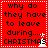 Red background with black text reading "why do they have to leave during.... CHRISTMAS" and a white pixelated Santa hat icon, framed by dotted lines.