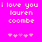 Pixelated text on bright pink background with animated heart symbols changing position.