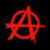 Red anarchy symbol on black background, parental advisory label with explicit punk text, and white SK8 letters on black.
