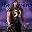 A football player in a black uniform with number 52 stands against a purple background, with text overlays changing across frames.