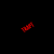 A contact sheet of five animated frames showing the word TRAPT in red pixelated text against a black background with a gray transparency indicator on the right.