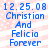 Blue text on a pink and white striped background with pixelated appearance.