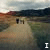Animated contact sheet showing six frames of a 50x50 pixel buddy icon with text forming "I walk a lonely road" over a landscape background.