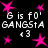 Pixelated text and pink star shapes repeat across a black background in a pattern with visible animation changes