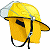 A pixelated yellow firefighter helmet icon with a white brim and black straps on the left, next to green text reading "Original Icons .com" on a dark green background.