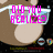 Pixelated cartoon character with brown fur and white glasses displays changing pink text