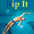Animated contact sheet of a diver performing a dive sequence with text "Rip It" in varying colors across frames.