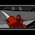A 4x4 contact sheet of animated frames from a Linkin Park Reanimation-themed buddy icon, showing red robotic or mechanical figures in various poses with glowing elements and text overlays.