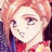 Pixelated anime-style character with pink hair and red clothing on left, black background with white text "Anime IM" and stylized "Ceres" logo on right in a contact sheet layout.