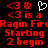 Red pixelated text on black background with white heart symbol, displaying 'C3 is a Ragin Fire Starting 2 begin' in two identical side-by-side