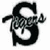 Black and yellow pixelated text and stylized 'S' logo on white background with gray section.