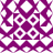 Purple and white pixelated pattern with repeating diamond shapes, four central circular motifs, and a symmetrical geometric arrangement.