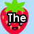Pixelated fruit-themed icons with text overlays: a strawberry, watermelon slice, and raspberry on colored backgrounds.