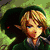Three side-by-side pixelated character portraits with green text overlays reading 'Crazy-About-LoZ' on a bright green background.