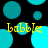 Black background with scattered cyan circles and yellow text reading 'babble' in a pixelated font.