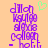 Pixelated purple text and symbols on peach background with green heart animation; static version lacks the heart.