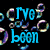 Animated icon with blue and purple text reading "I've been to the Year 2000!" surrounded by iridescent bubbles on a black background.