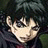 Pixelated anime-style character face with dark hair and green clothing on left, white text 'Anime IM' and 'com' on black background right.