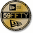 Circular pixelated icon with golden-brown gradient, black horizontal band containing '58777' text, and four black square symbols on a light background.