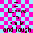 Pixelated text on a pink and light blue checkered background with visible animation artifacts.