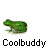 Animated contact sheet of a green frog mascot performing sequential jumping poses with consistent text below each frame.