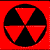 Red and black icon with radiation symbol and 'DRE' text, transitioning to guitar and person images with red and white color shifts.