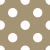 Brown and white polka dot background with evenly spaced white circles on a solid brown field.