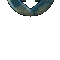 Circular metallic icon with downward-pointing arrow, showing changes in a looped animation
