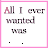 A 6-frame animated contact sheet of a pixel art icon with pink borders, displaying sequential text changes from "All I ever wanted was" to "All I ever wanted was You" with a heart symbol.